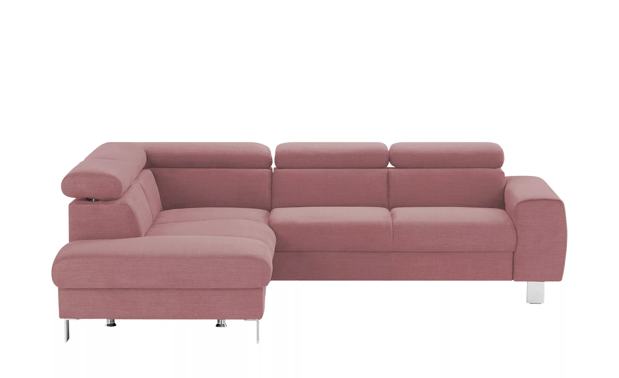 uno Ecksofa  Los Angeles - rosa/pink - 249 cm - 72 cm - Polstermöbel > Sofa günstig online kaufen