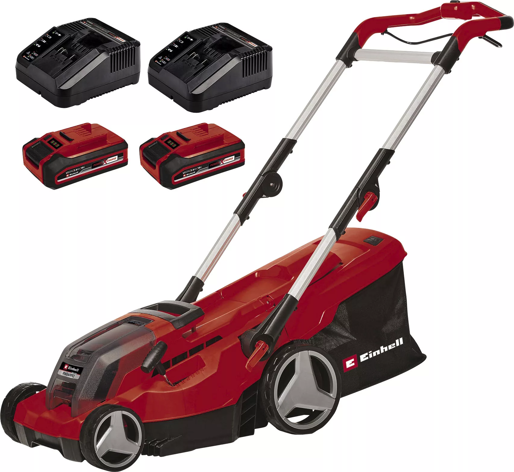 Einhell Akkurasenmäher "Einhell Power X-Change RASARRO 36/36", mit 2x Akku günstig online kaufen