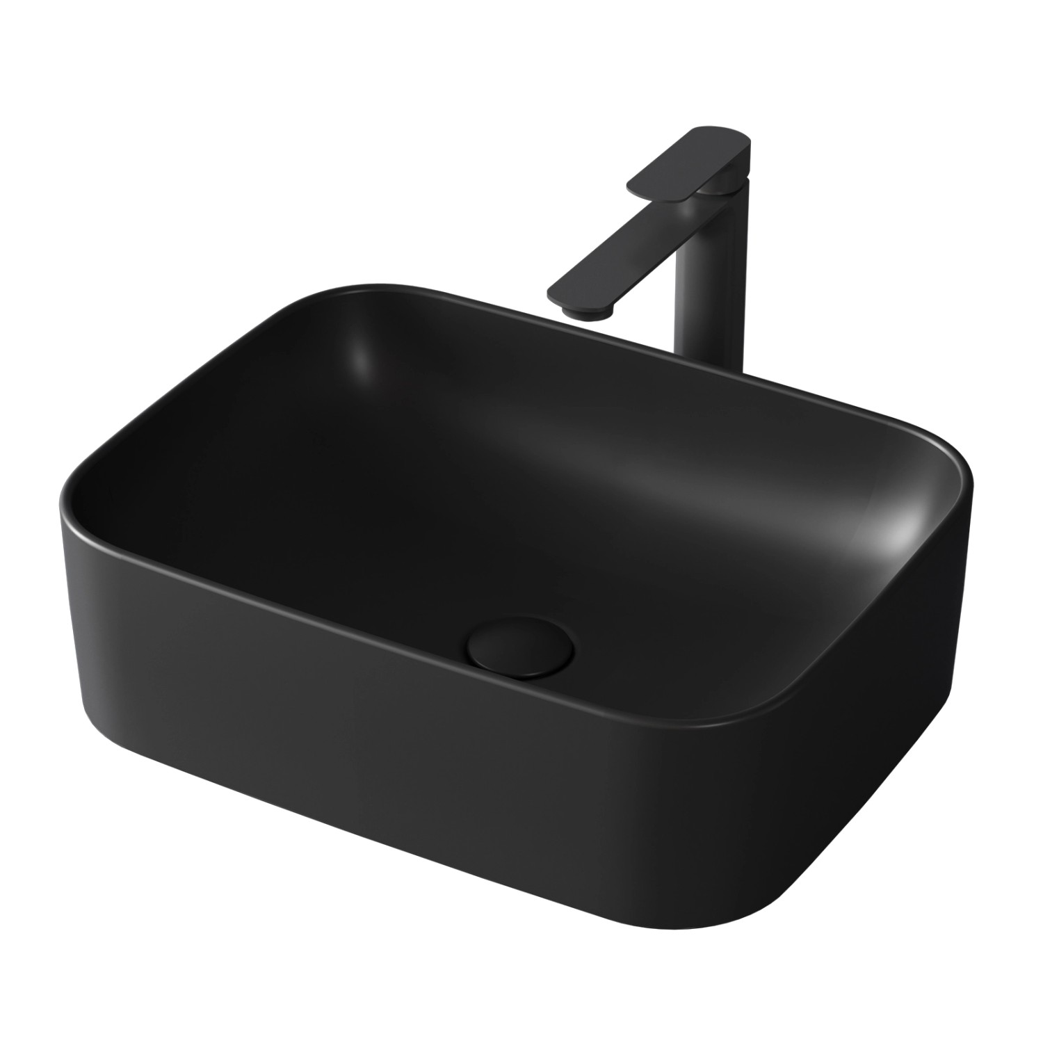 Emke Aufsatzwaschbecken 50,5 x 38 x 15 cm Badezimmer Rechteckiger Keramikwa günstig online kaufen