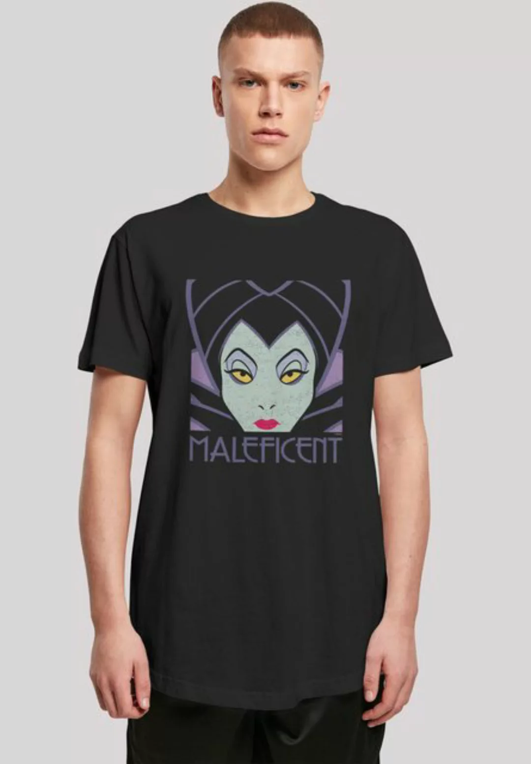 F4NT4STIC T-Shirt "Long Cut T-Shirt Disney Maleficent Cropped Head", Herren günstig online kaufen