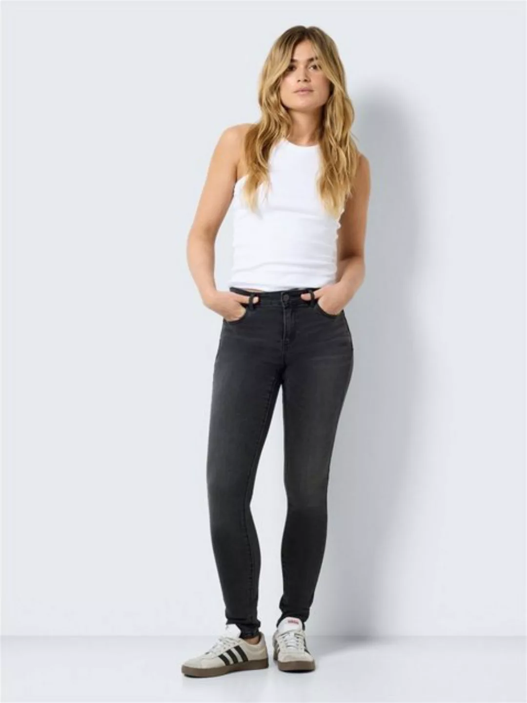 Noisy may Skinny-fit-Jeans NMJEN NW SKINNY SHAPER JEAN JT177DG NOOS mit Pus günstig online kaufen