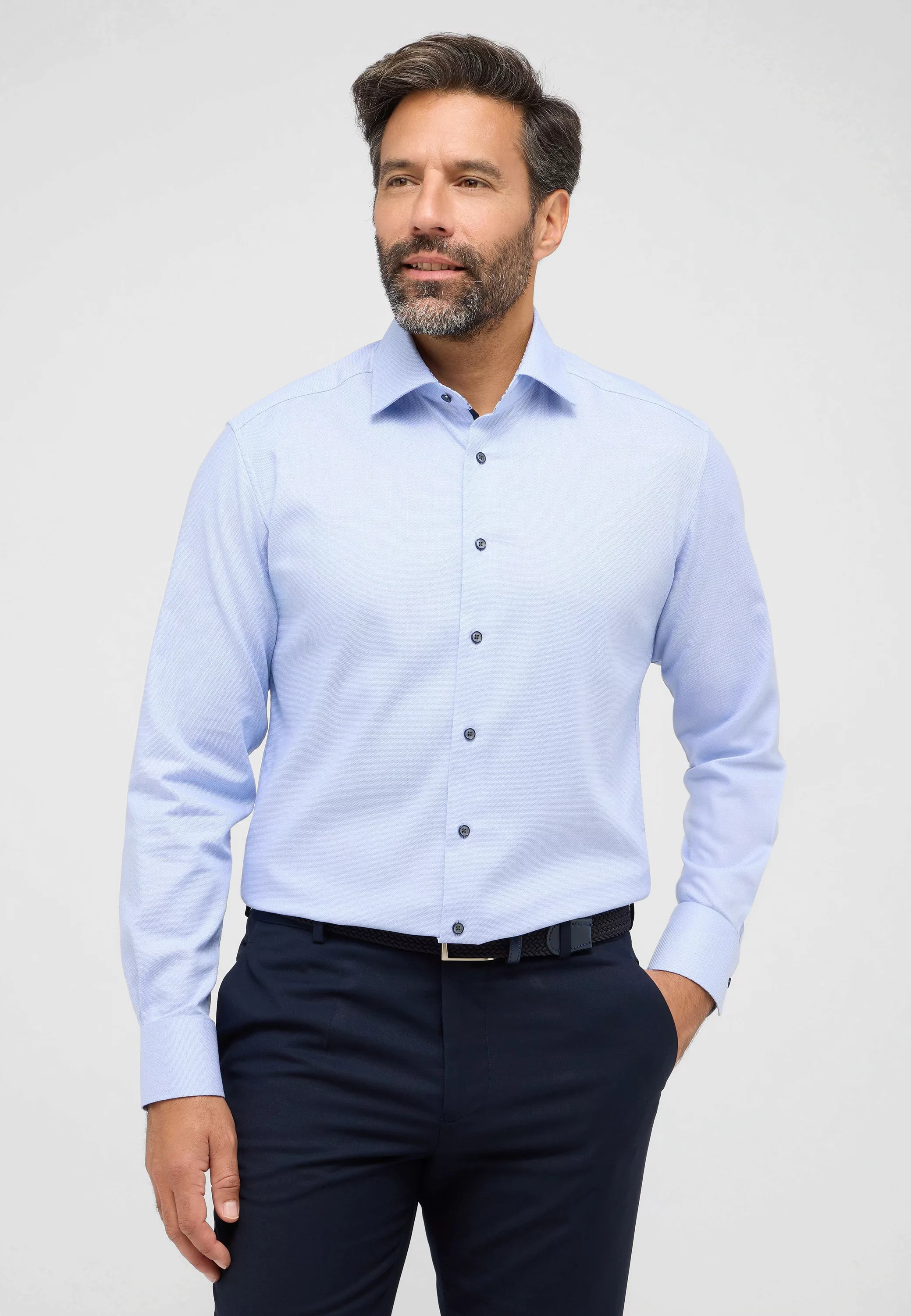 Eterna Langarmhemd "MODERN FIT", NON IRON (bügelfrei) günstig online kaufen