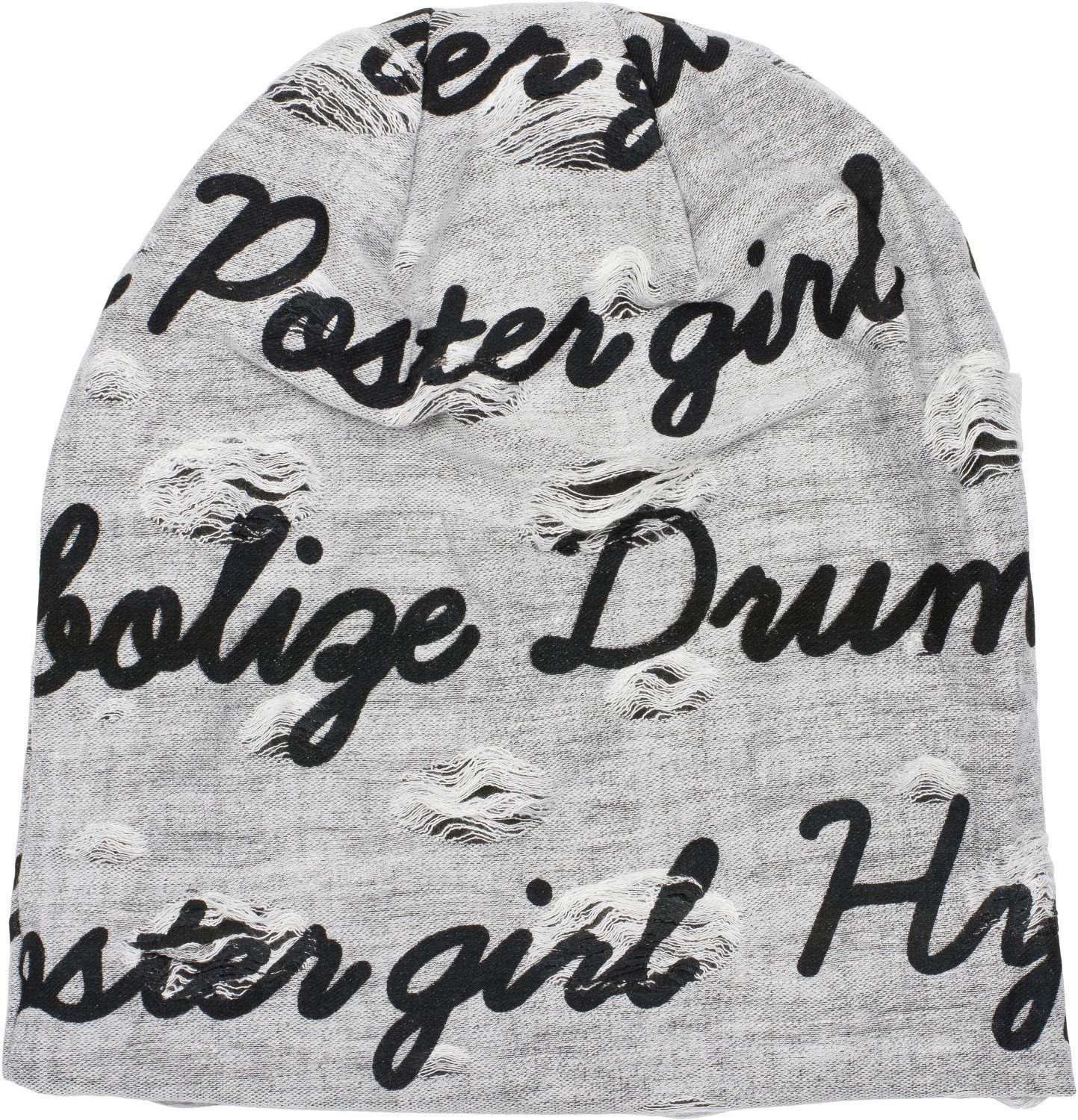 styleBREAKER Beanie Beanie mit Sprüche Print günstig online kaufen