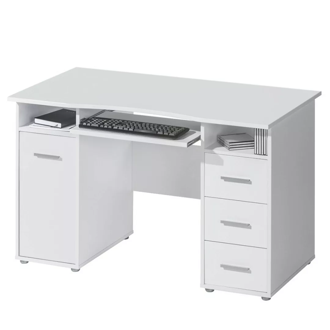 Computertisch - weiß - 120 cm - 75 cm - 67 cm - Tische > Bürotische - Möbel günstig online kaufen