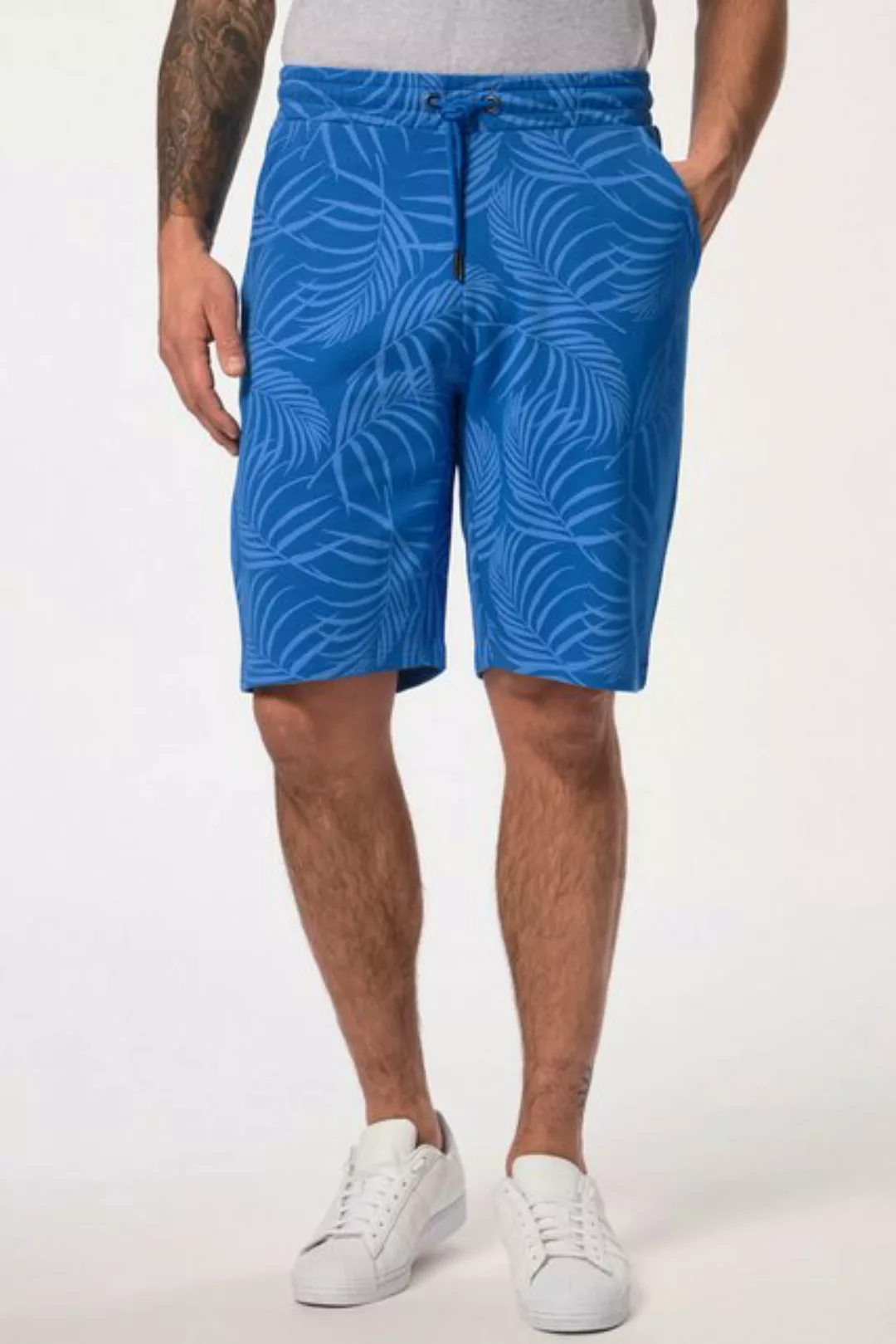 JP1880 Bermudas JP1880 Sweatbermuda Palmenblätter-Print bis 8 XL günstig online kaufen