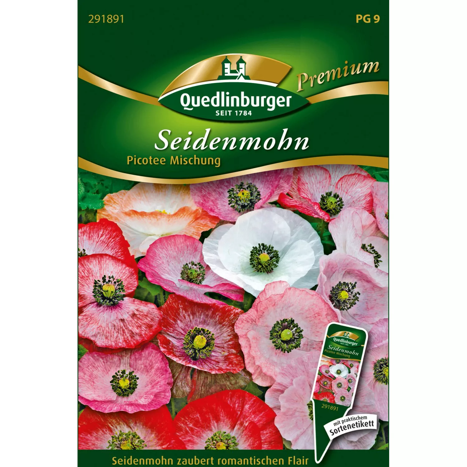 Quedlinburger Seidenmohn ''Picotee Mischung'' günstig online kaufen