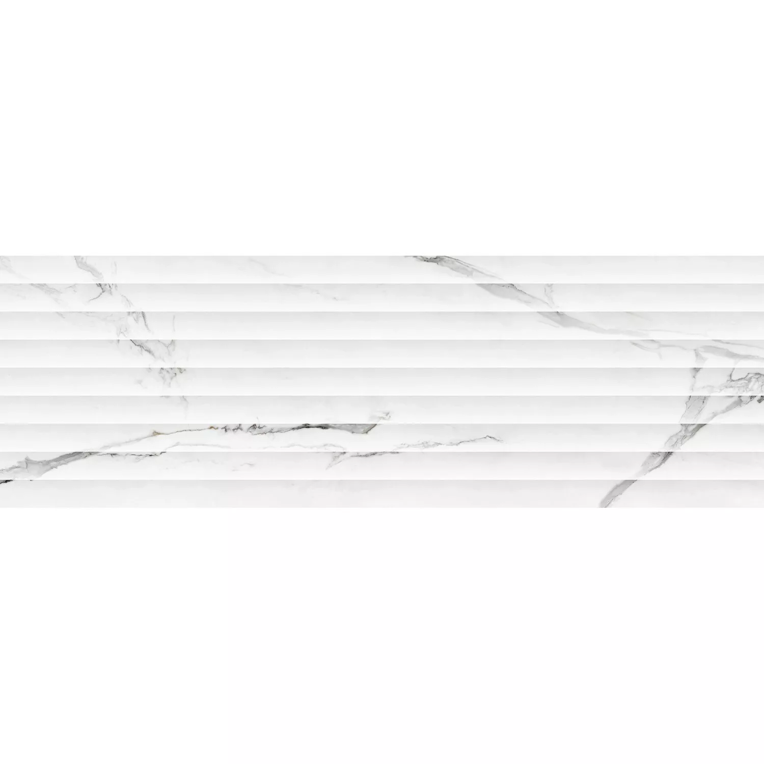 Wandfliese Dekor Cellini Glasiert Weiß Matt Rektifiziert 33,3 cm x 100 cm günstig online kaufen