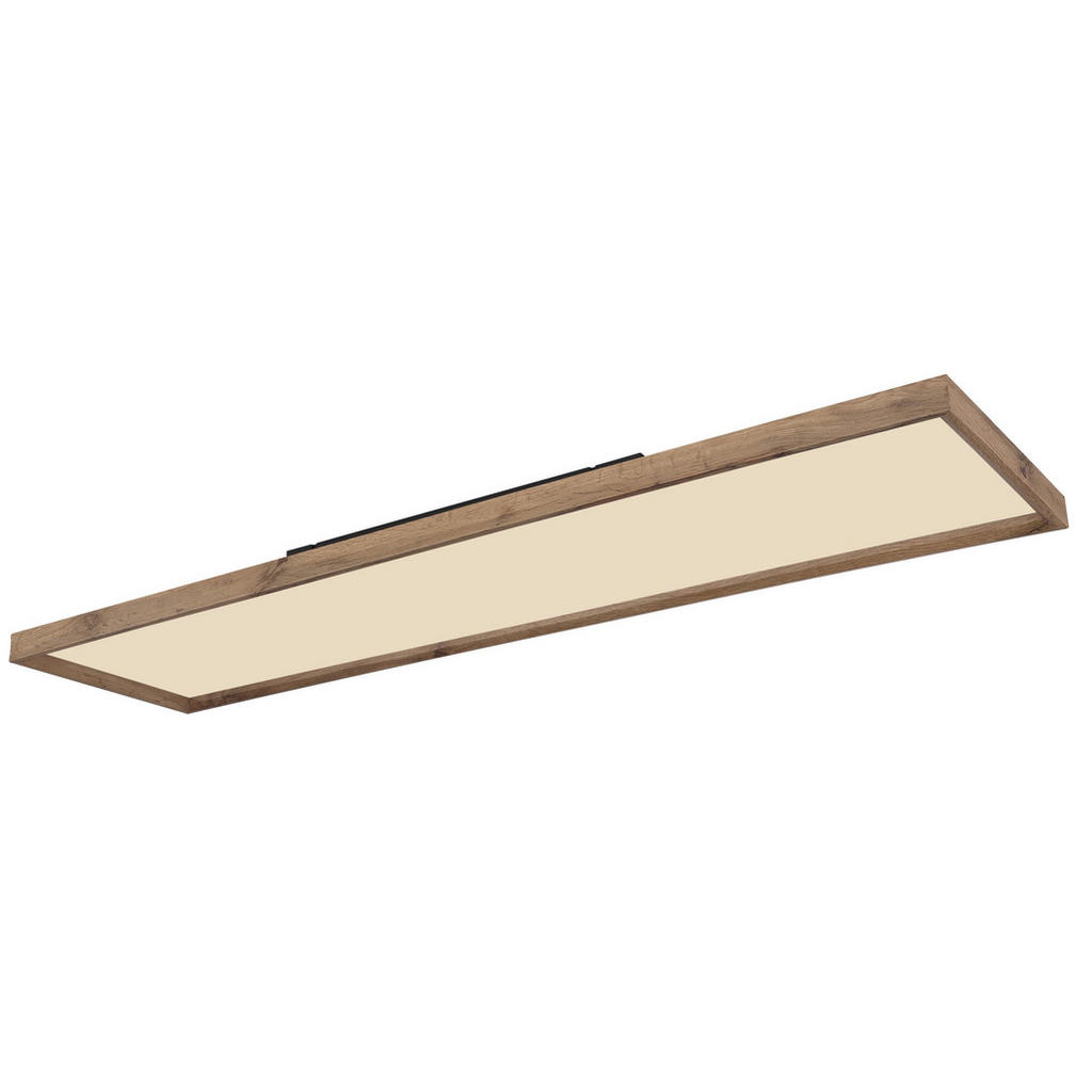 LED-Deckenleuchte Cinderella Holz CCT 120 x 30 cm günstig online kaufen