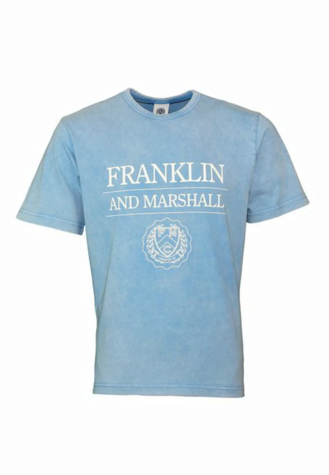 Franklin & Marshall T-Shirt Shirt Unifarbenes T-Shirt mit Rundhals günstig online kaufen