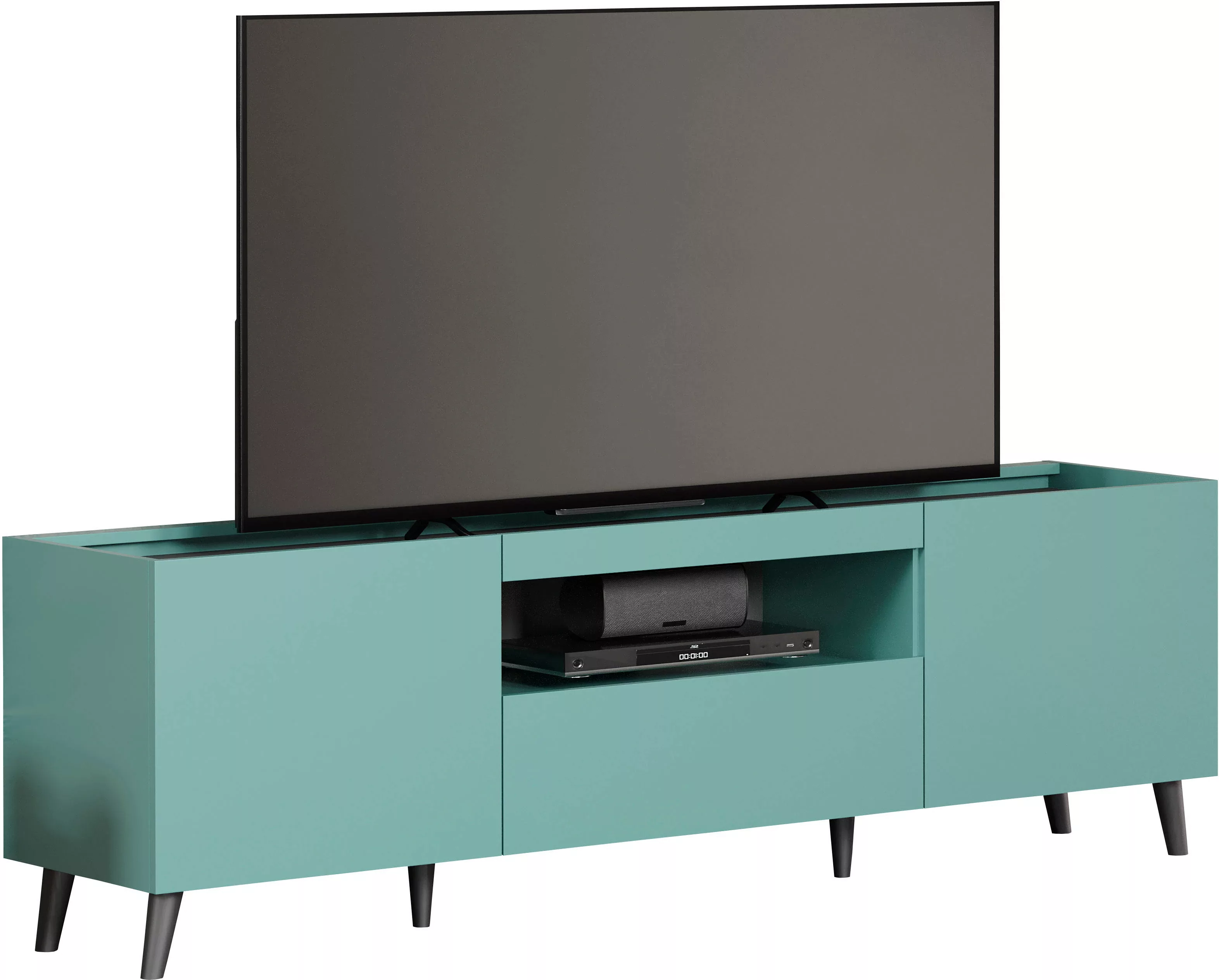 andas TV-Board "Mikkeline", (1 St.), matt, B / H: ca. 181 / 60 cm, TV-Schra günstig online kaufen