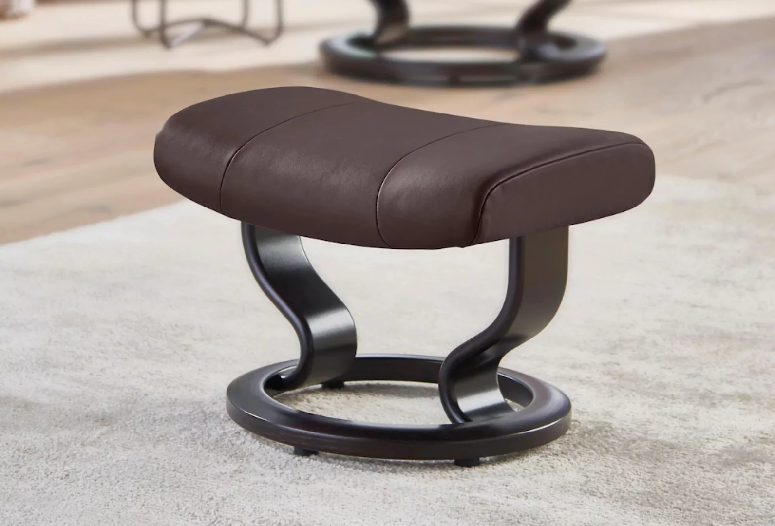 Stressless® Hocker »Garda«, mit Classic Base, Gestell Wenge günstig online kaufen