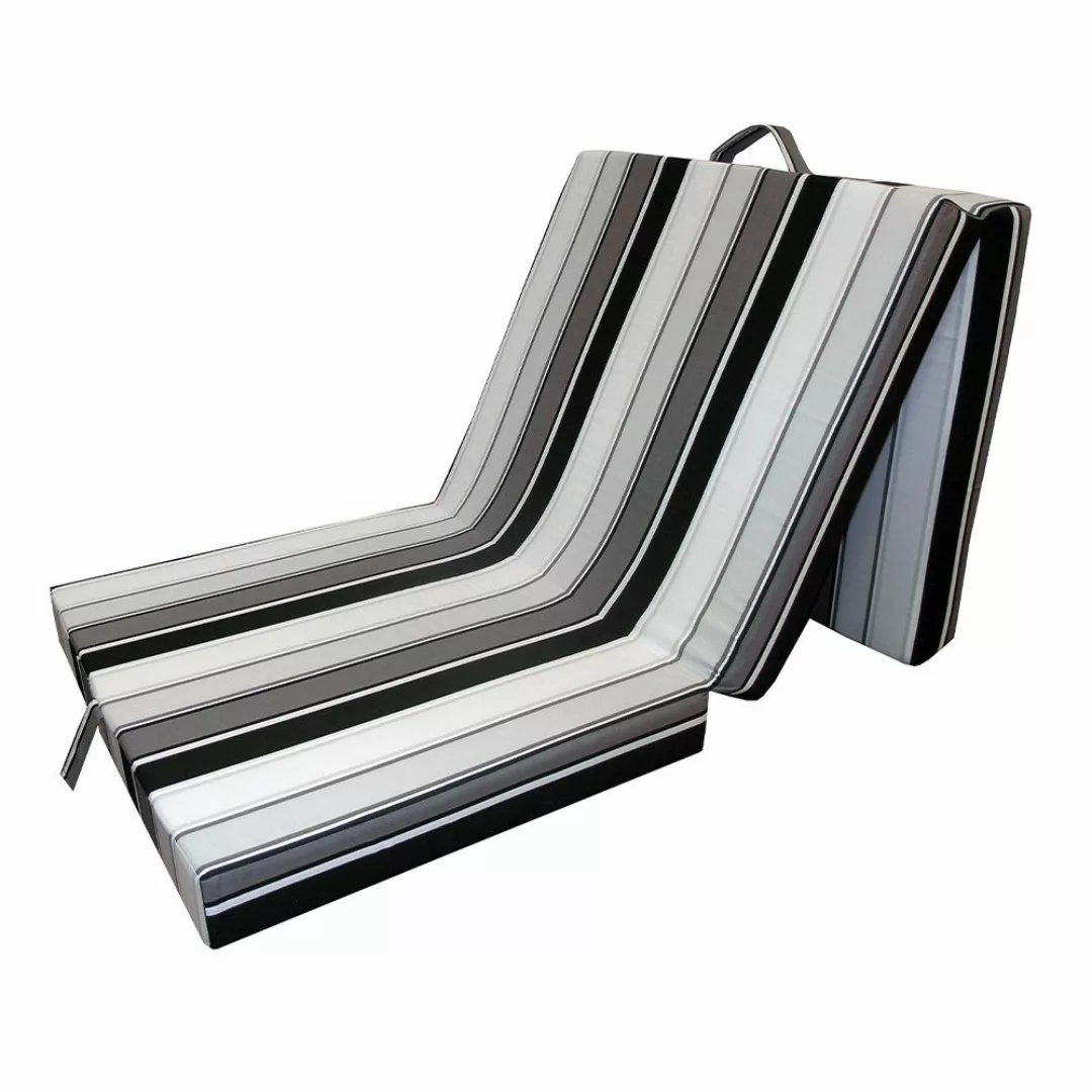 Klappmatratze, Schwarz/Weiß, 190 x 70 cm, günstig online kaufen