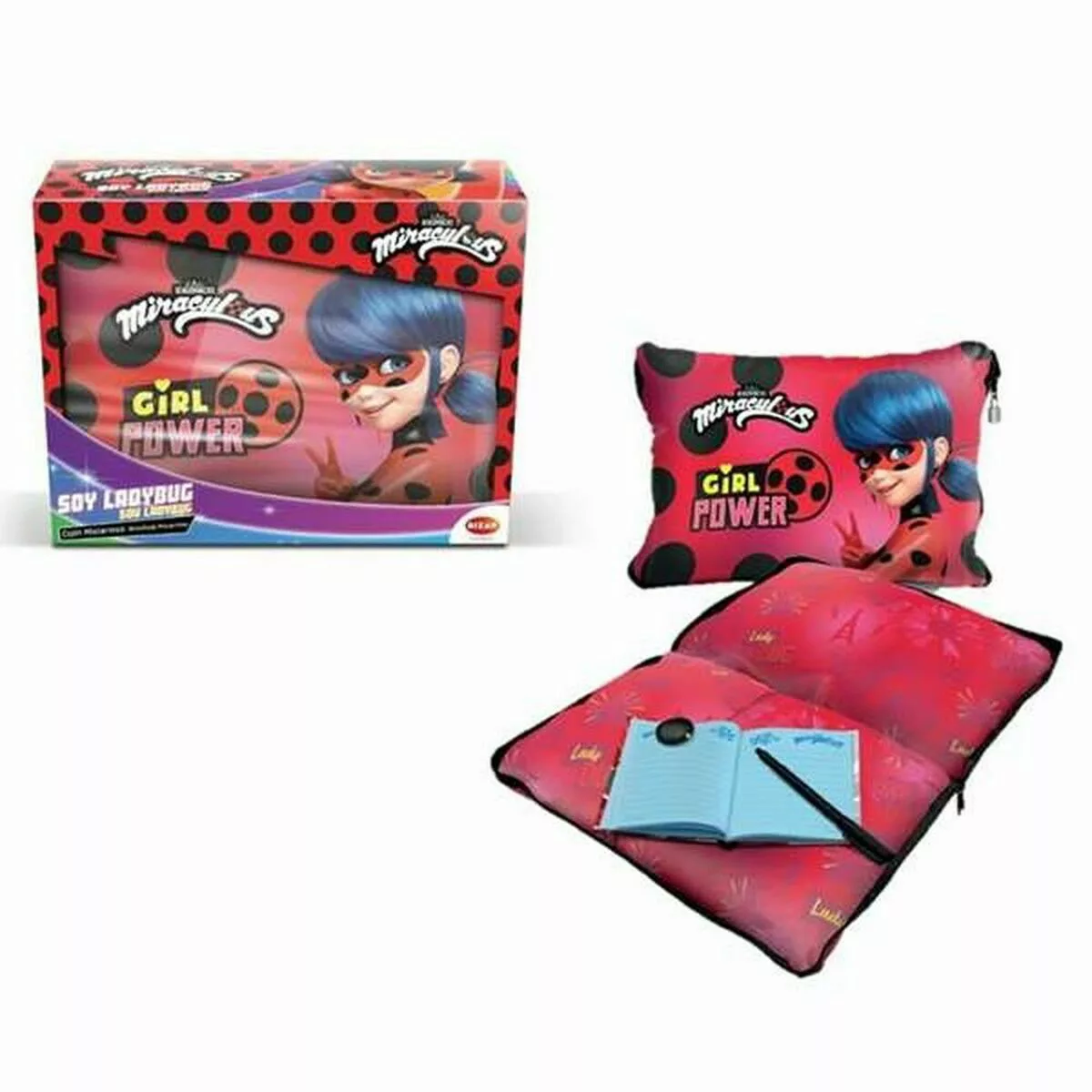 Kissen Bizak Miraculous Girl Power Notizbuch 10,3 X 38 X 26 Cm günstig online kaufen