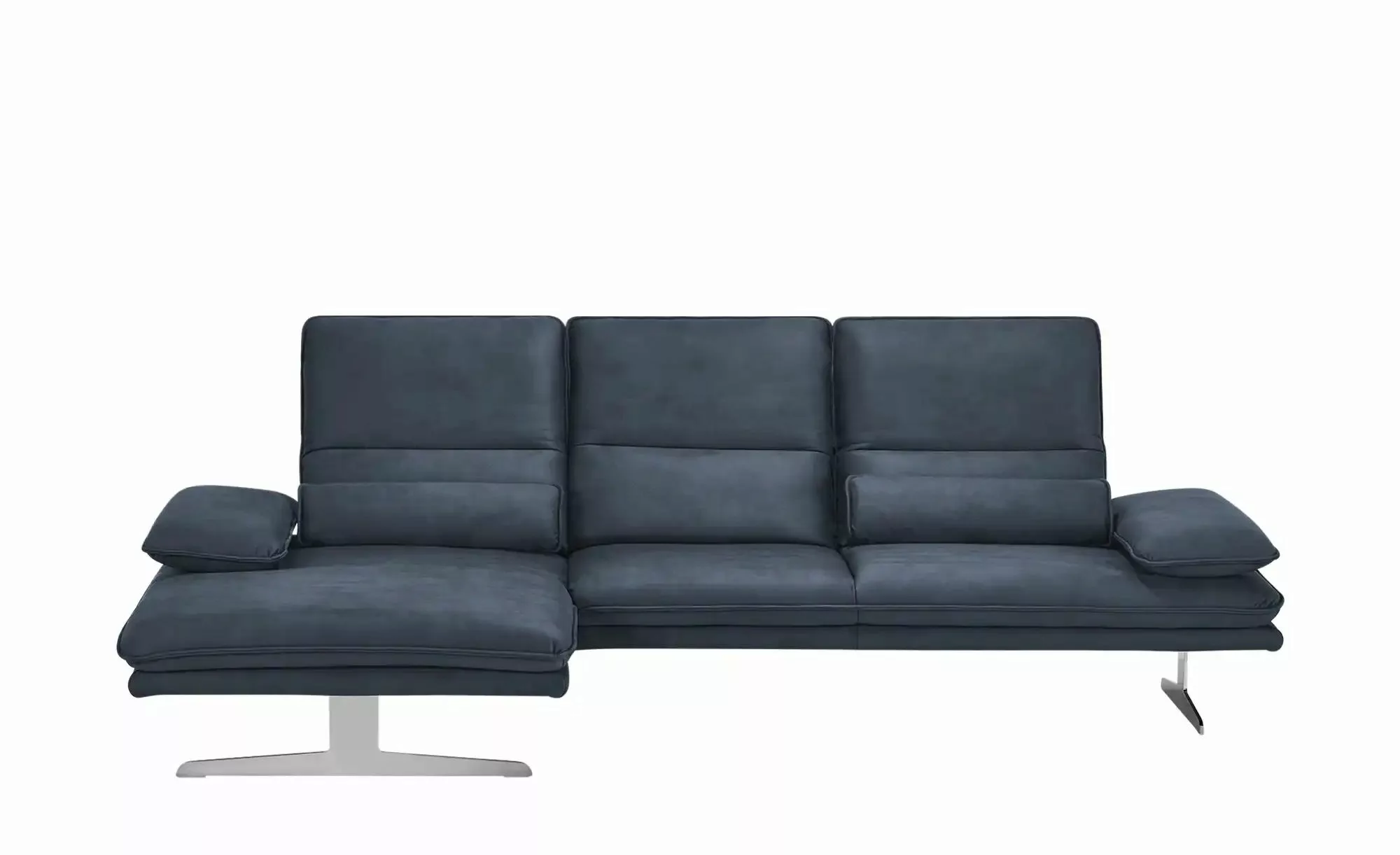 W.SCHILLIG Ecksofa aus Mikrofaser Broadway ¦ blau ¦ Maße (cm): B: 291 H: 94 günstig online kaufen