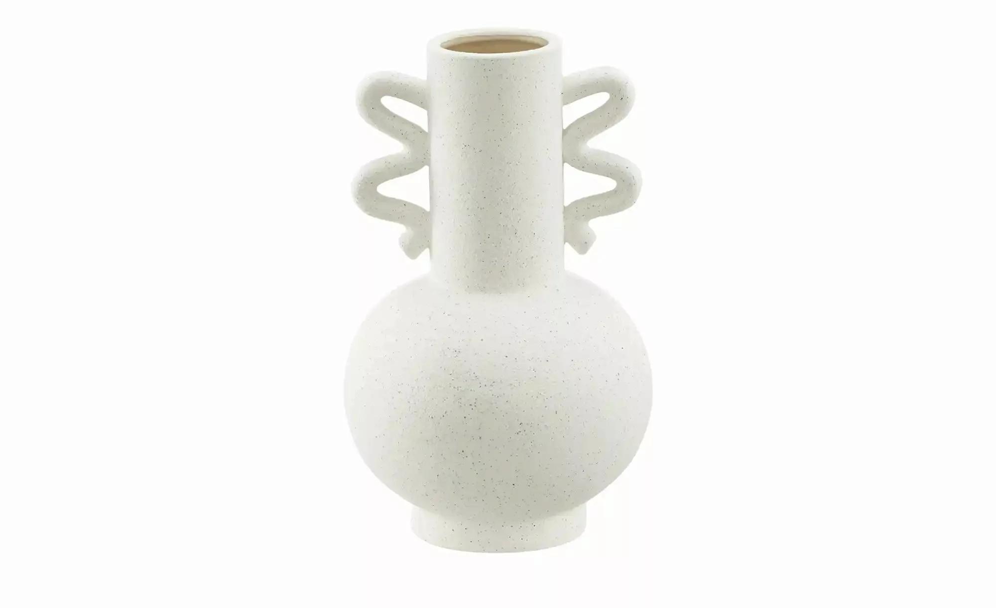 HOME STORY Vase ¦ creme ¦ Steinzeug ¦ Maße (cm): B: 14 H: 23,5 Accessoires günstig online kaufen