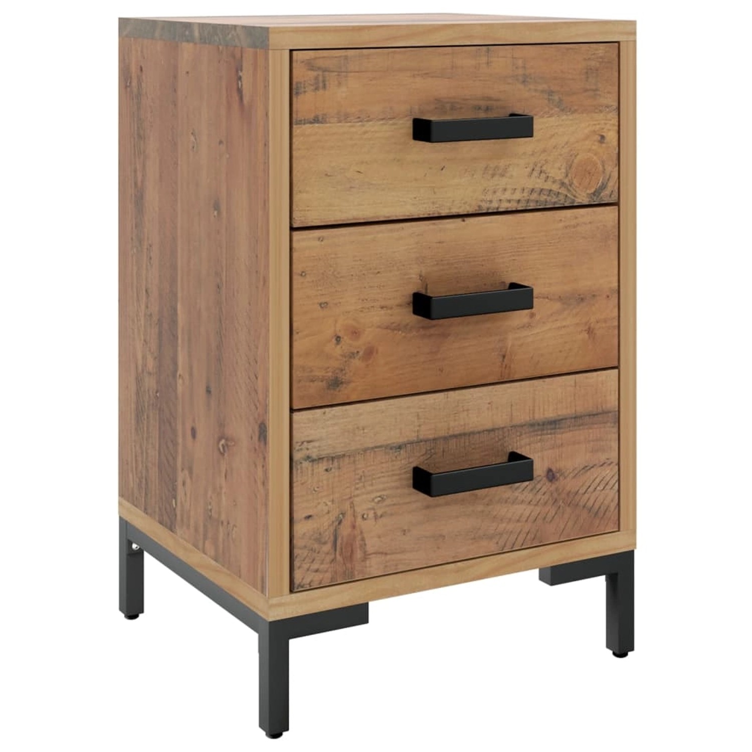 Vidaxl Nachttisch Braun 36x30x54 Cm Massivholz Kiefer Recycelt günstig online kaufen