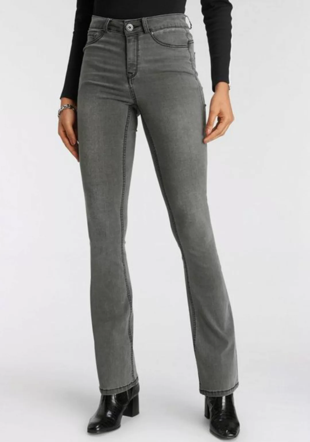 Arizona Bootcut-Jeans Ultra Stretch High Waist mit Shapingnähten günstig online kaufen