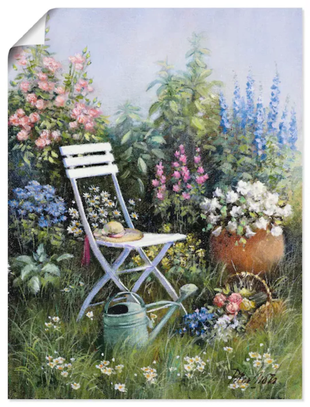 Artland Wandbild »Unvergesslich«, Garten, (1 St.), als Leinwandbild, Poster günstig online kaufen