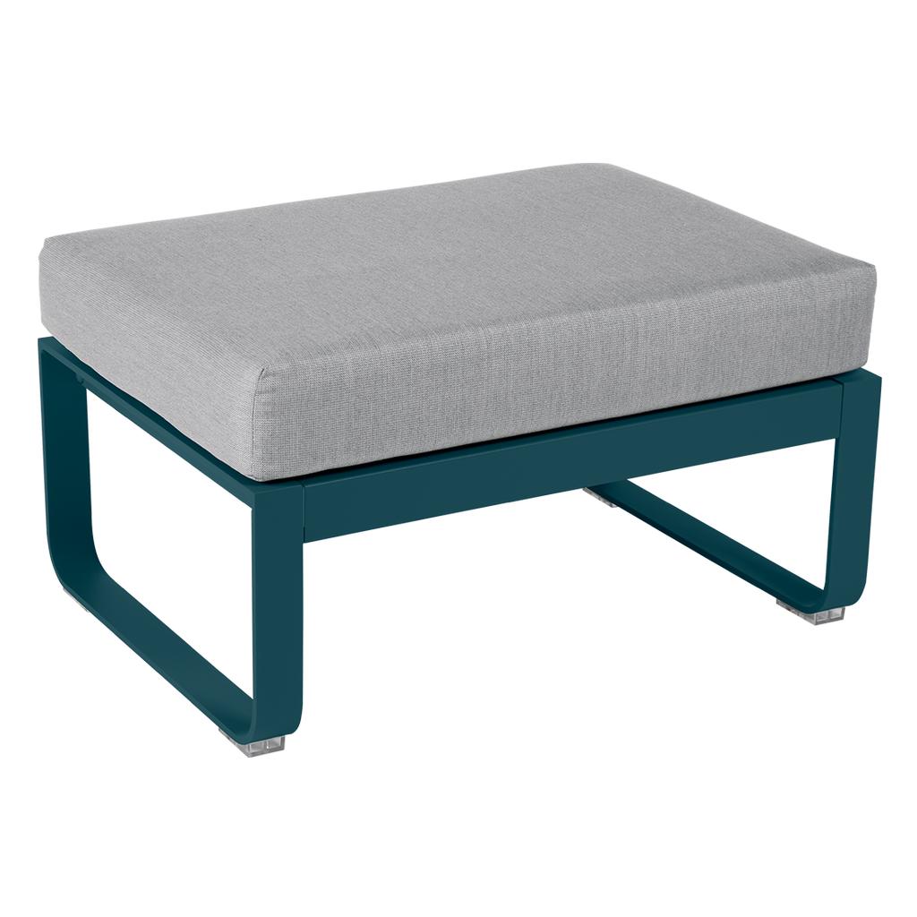 Bellevie 1-Sitzer Hocker 21 Acapulcoblau 79 Flanellgrau günstig online kaufen