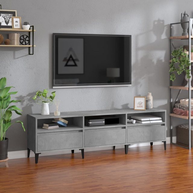 Vidaxl Tv-schrank Betongrau 150x30x44,5 Cm Holzwerkstoff günstig online kaufen