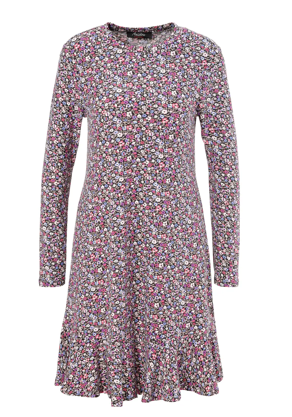 Aniston CASUAL Jerseykleid, mit bunten Blümchen bedruckt - NEUE KOLLEKTION günstig online kaufen
