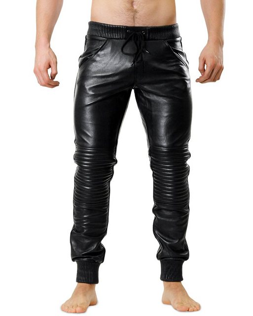 Lederhose Bockle® New Joggers Herren Lederhose Lederjeans günstig online kaufen