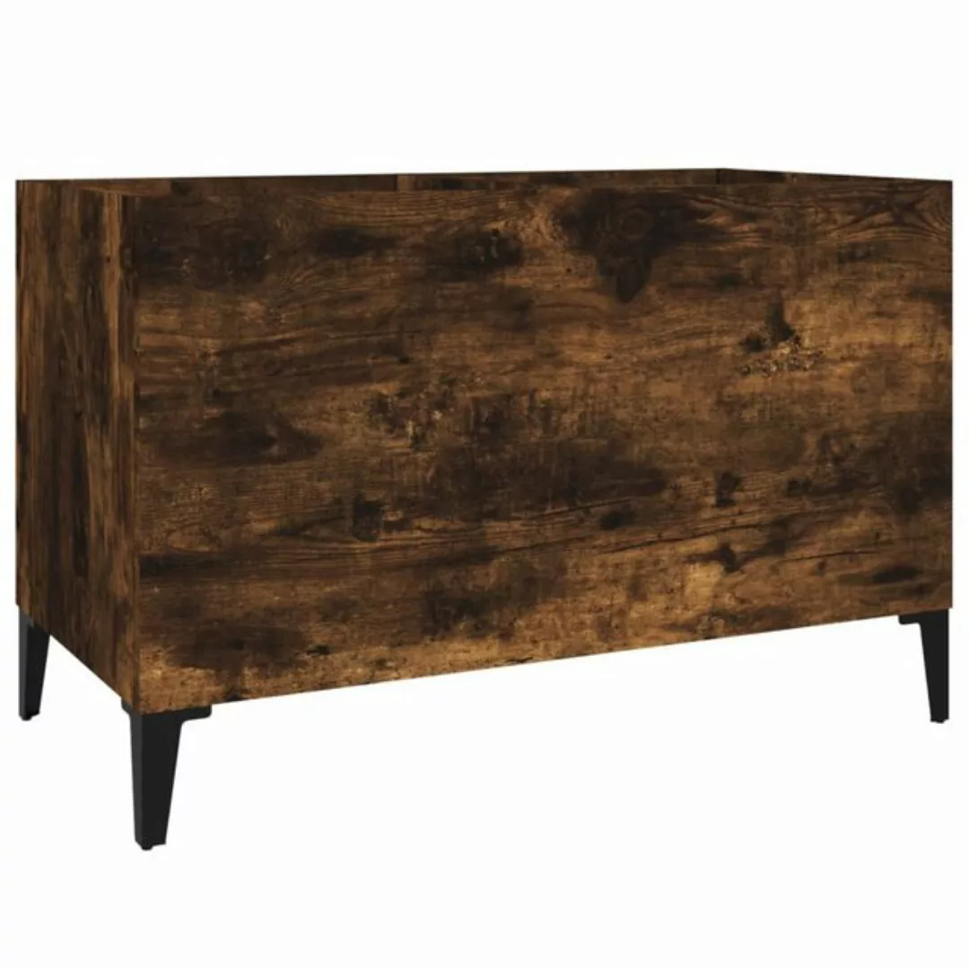 vidaXL Beistellschrank Plattenschrank Räuchereiche 74,5x38x48 cm Holzwerkst günstig online kaufen