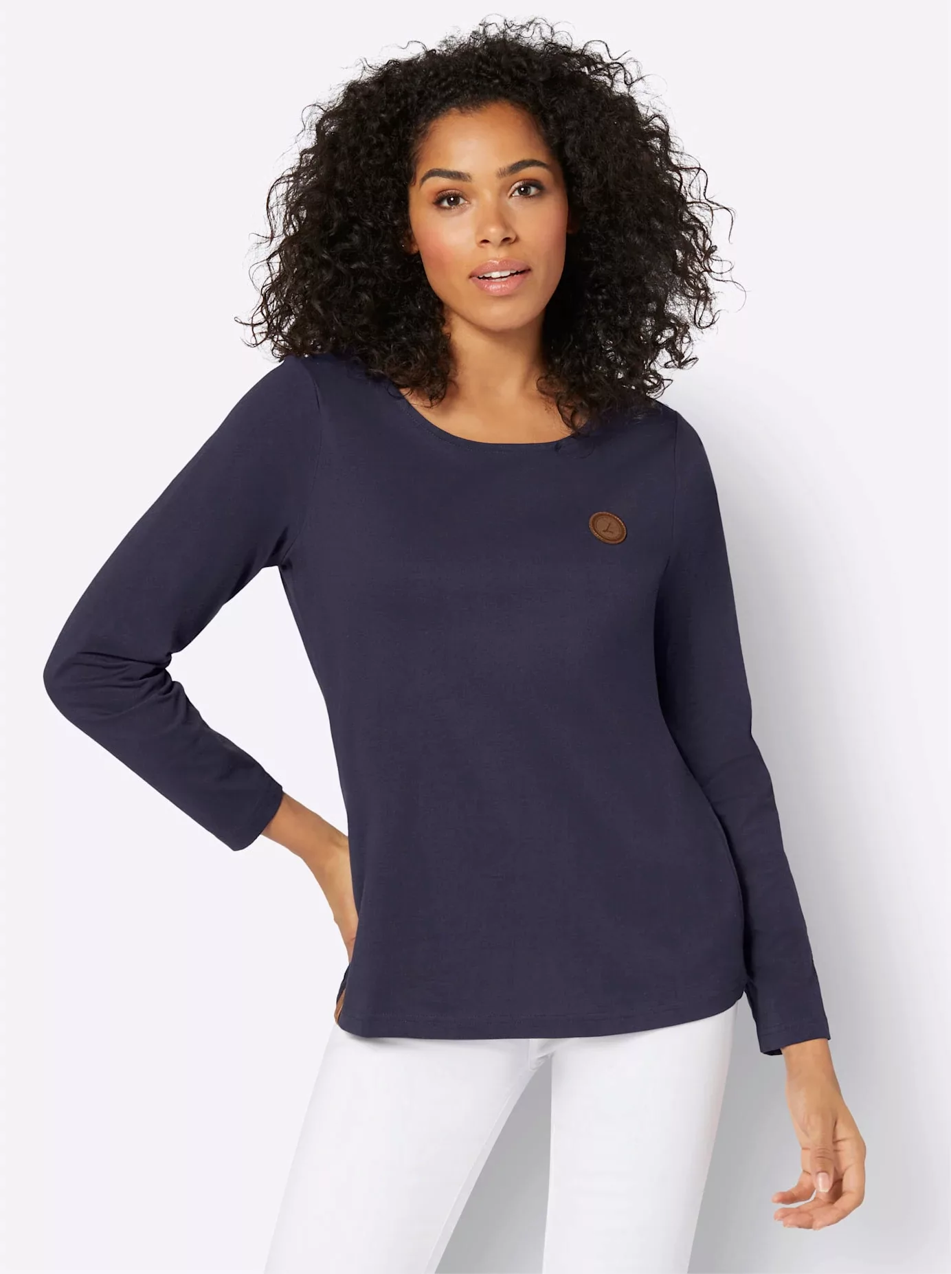Casual Looks Rundhalsshirt "Shirt", (1 tlg.) günstig online kaufen