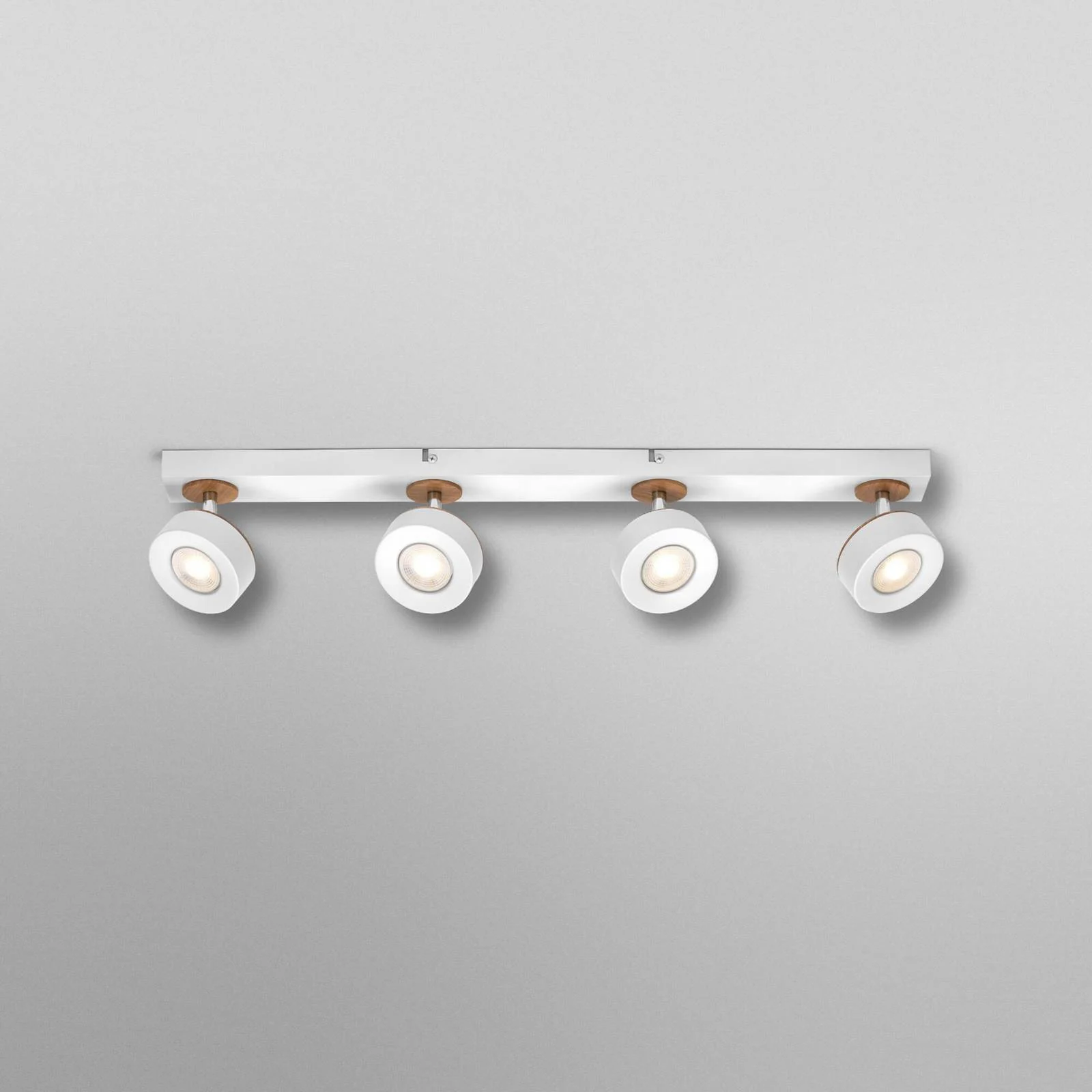 OSRAM LED-Deckenstrahler PLUTO, weiß, 4 Spots Metall 3.000 K günstig online kaufen