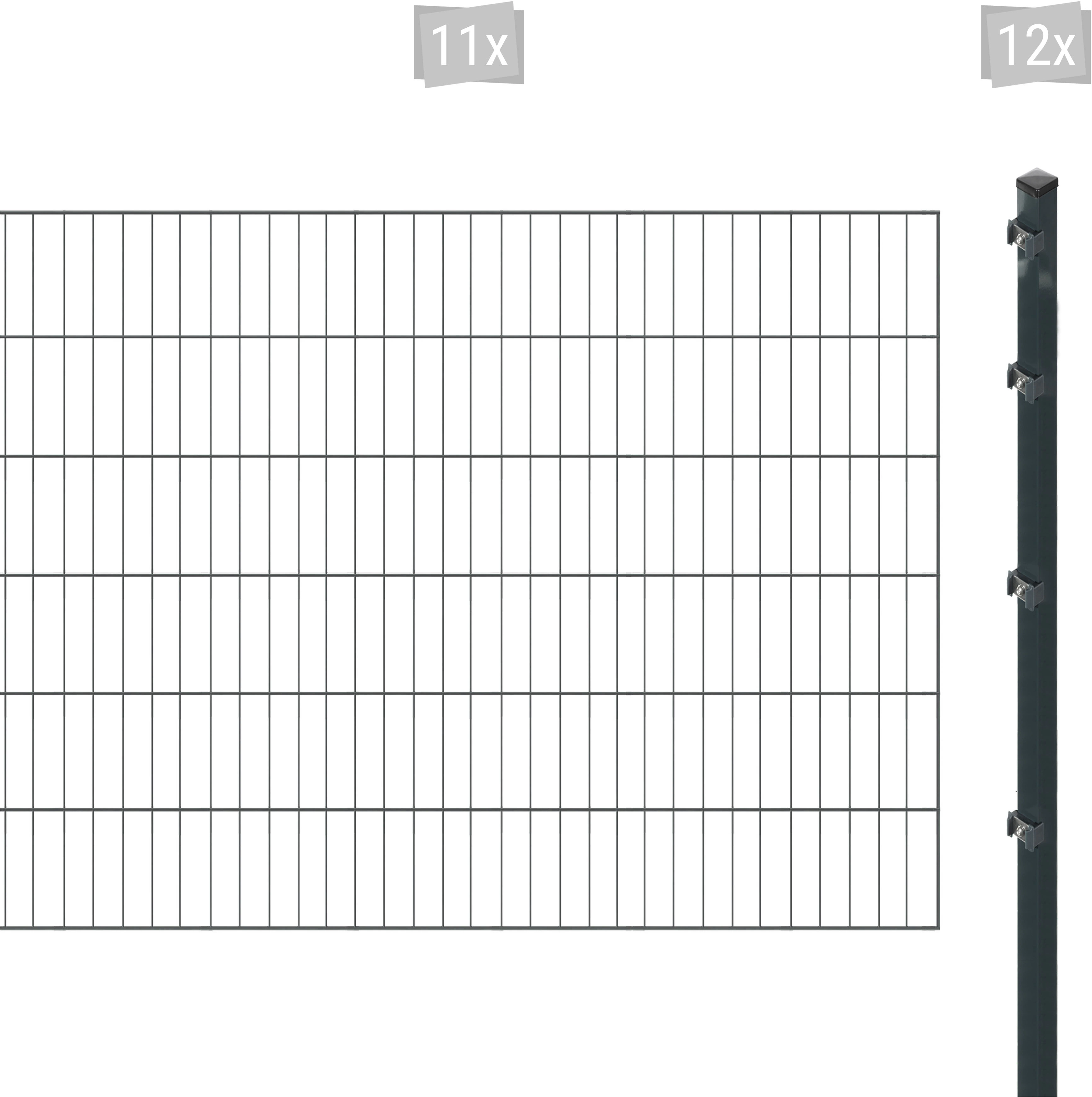 Arvotec Einstabmattenzaun "ESSENTIAL 120 zum Aufschrauben", Zaunhöhe 120 cm günstig online kaufen