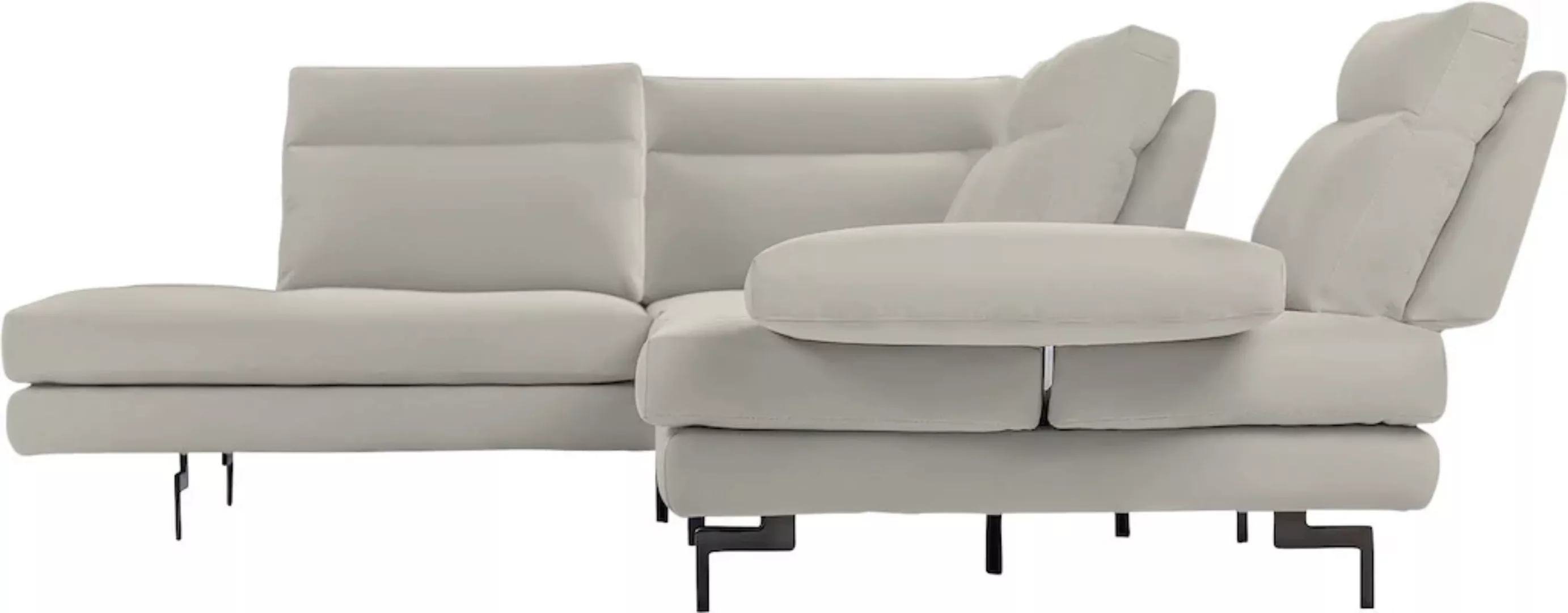 CALIA ITALIA Ecksofa »Toby Wing, L-Form, Designsofa mit sensationellem Sitz günstig online kaufen