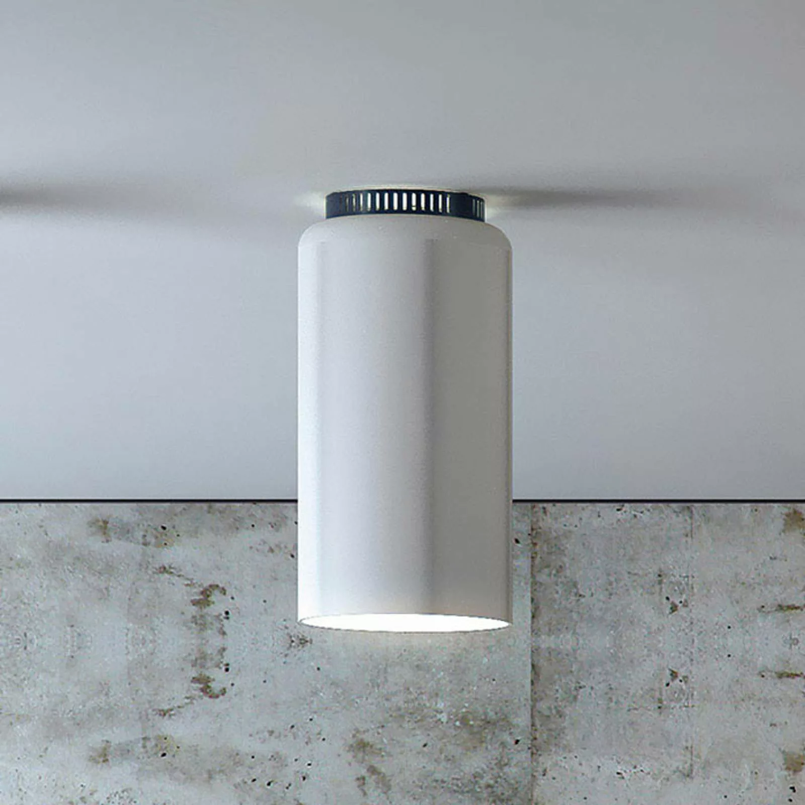 Runde Designer-Deckenlampe Aspen C17B LED weiß günstig online kaufen