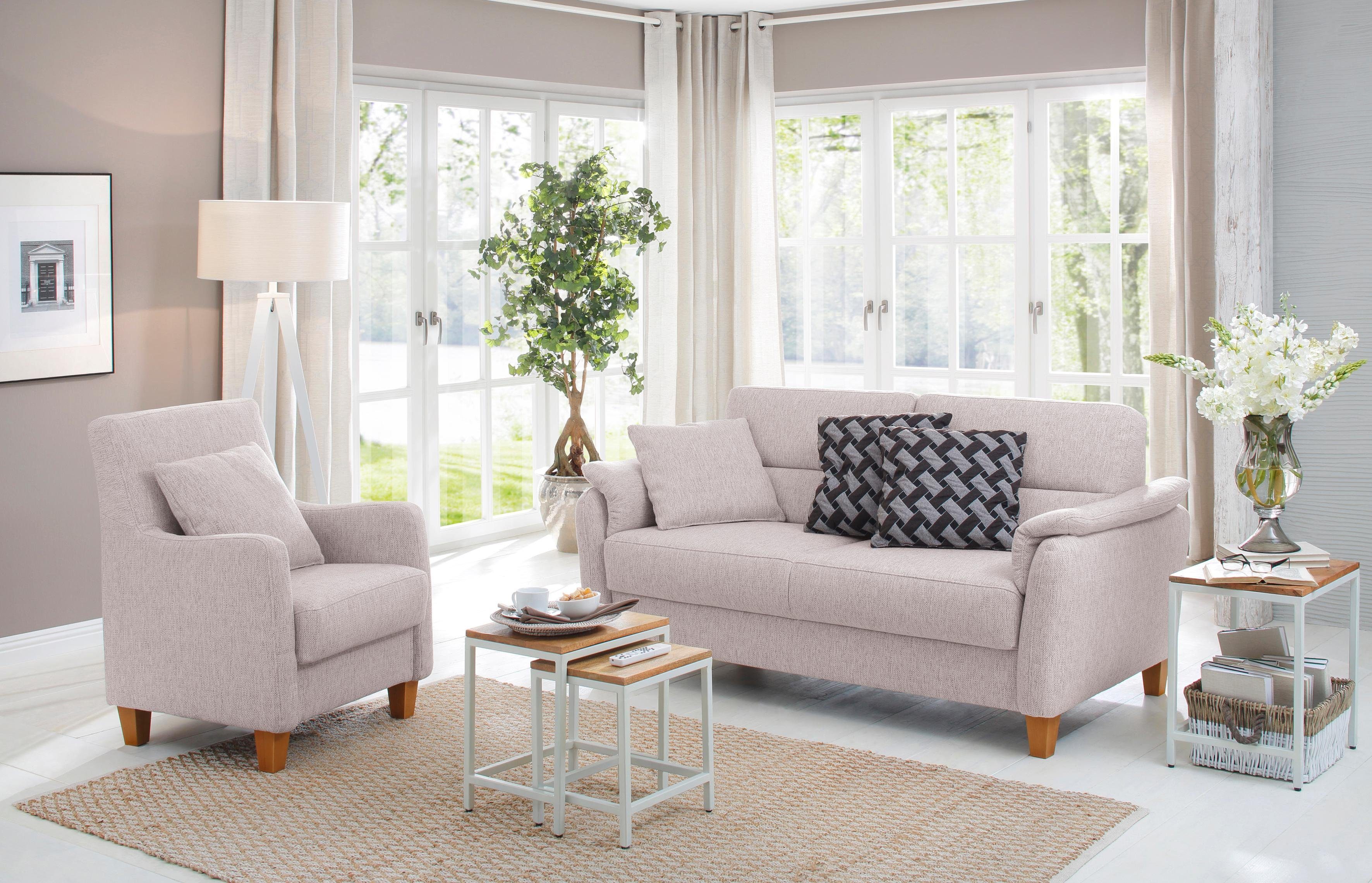 Home affaire Sessel Palmera, Federkern-Polsterung, passend günstig online kaufen