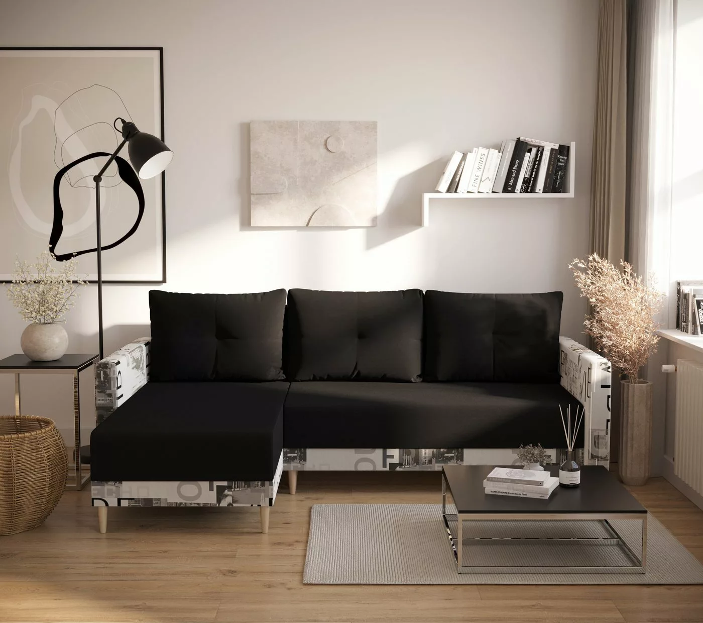 ALTDECOR Ecksofa GREGO-L, Couch mit Schlaffunktion, Wohnzimmer - Wohnlandsc günstig online kaufen