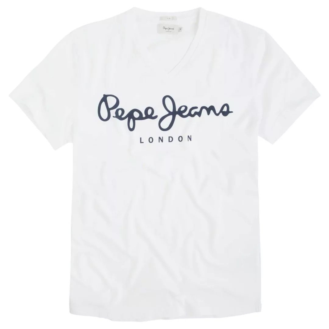 Pepe Jeans Original Stretch V-neck Kurzarm T-shirt 2XL White günstig online kaufen