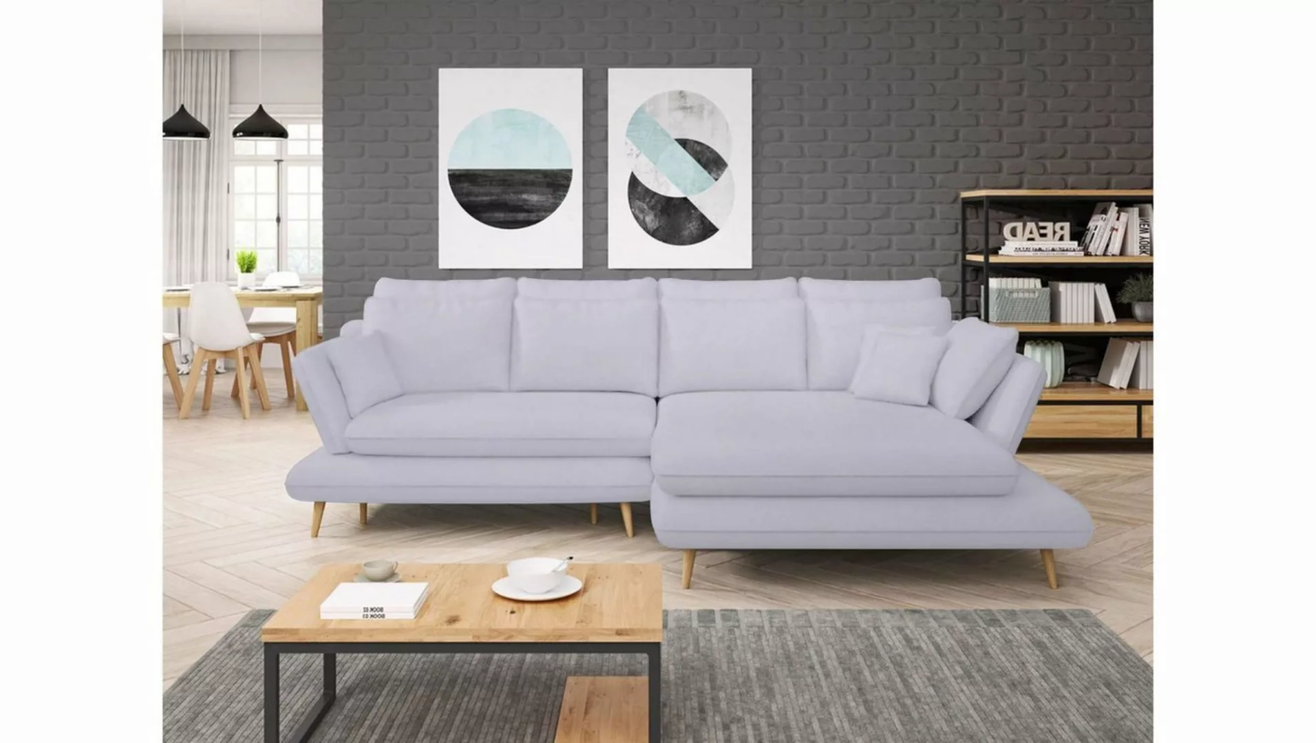 99rooms Ecksofa Mondino, L-Form, Eckcouch, Design günstig online kaufen