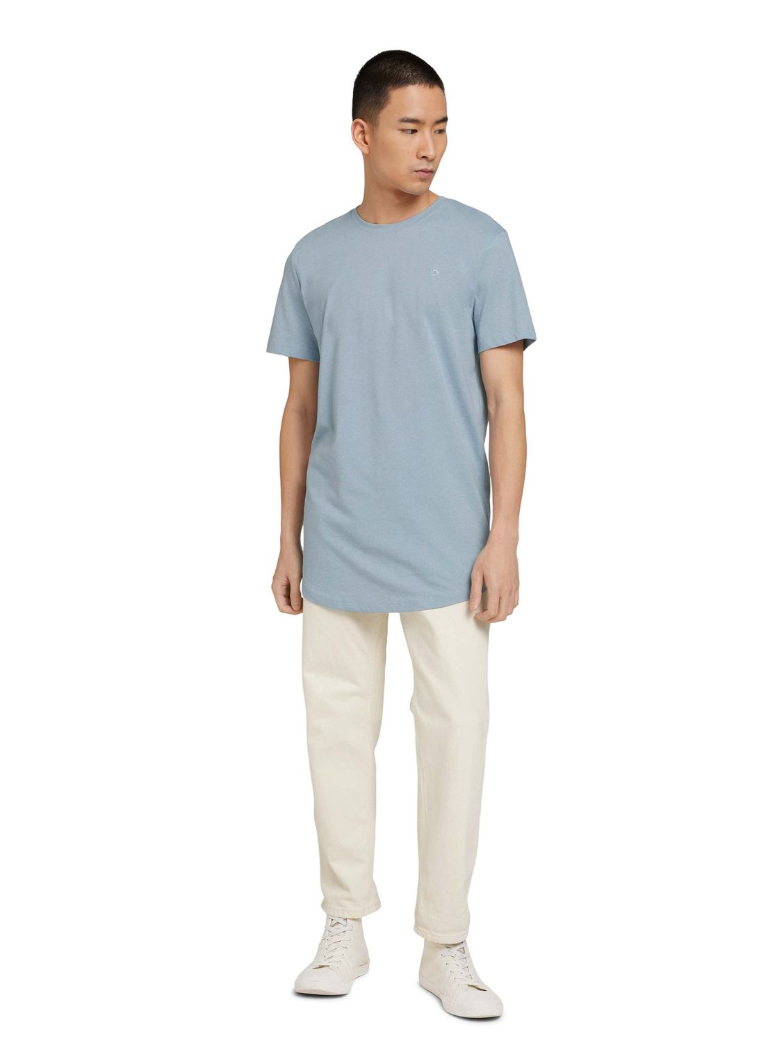 Tom Tailor Denim Herren T-Shirt STRUCTURED-SHIRT günstig online kaufen