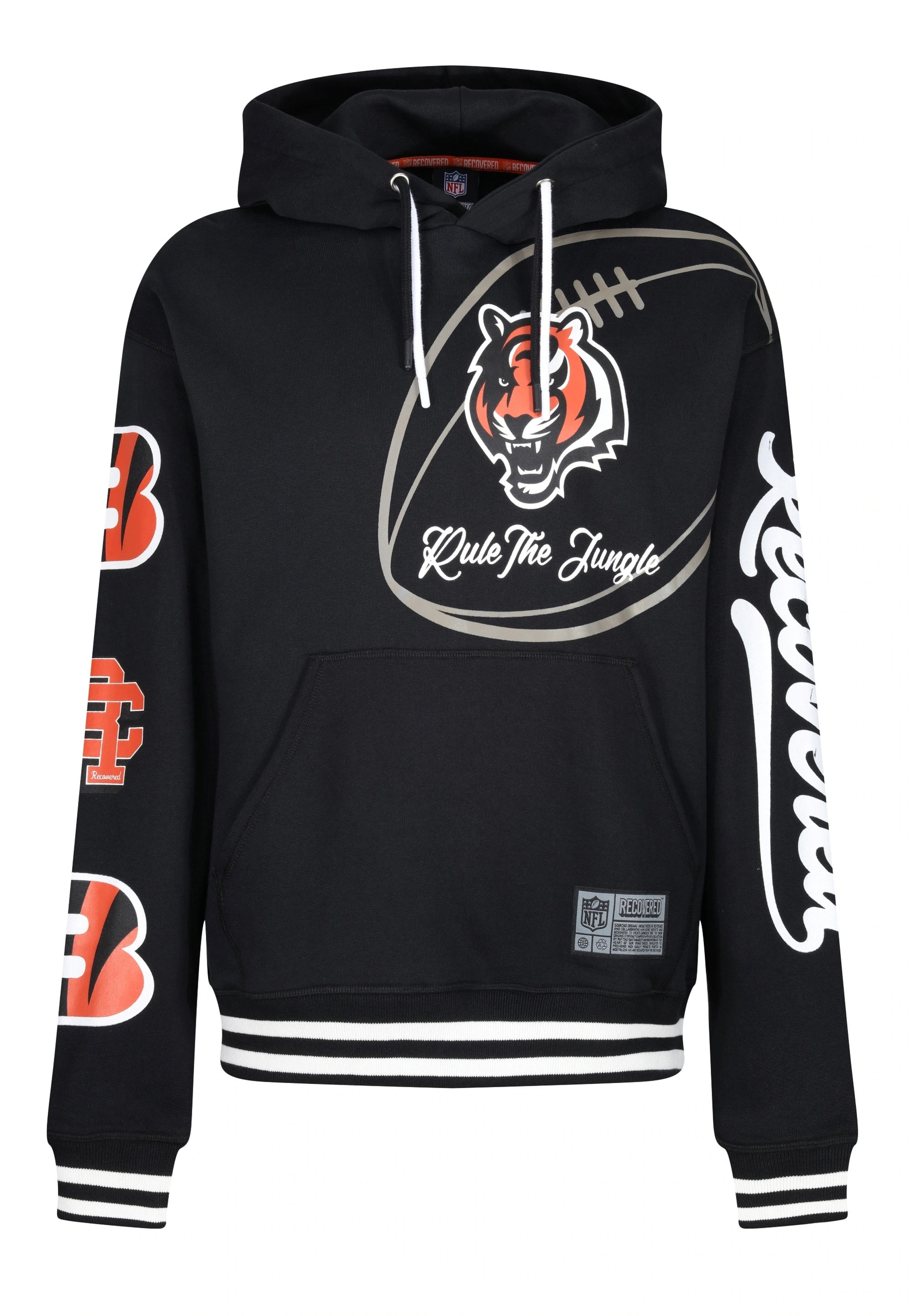 Recovered Kapuzensweatshirt "NFL Bengals Rule The Jungle", für Cincinnati B günstig online kaufen