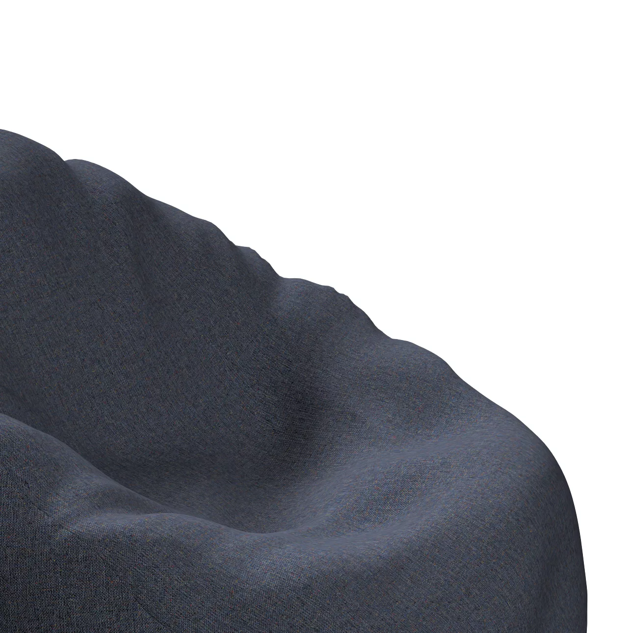 Bezug für Sitzsack, dunkelblau, Bezug für Sitzsack Ø60 x 105 cm, Madrid (16 günstig online kaufen