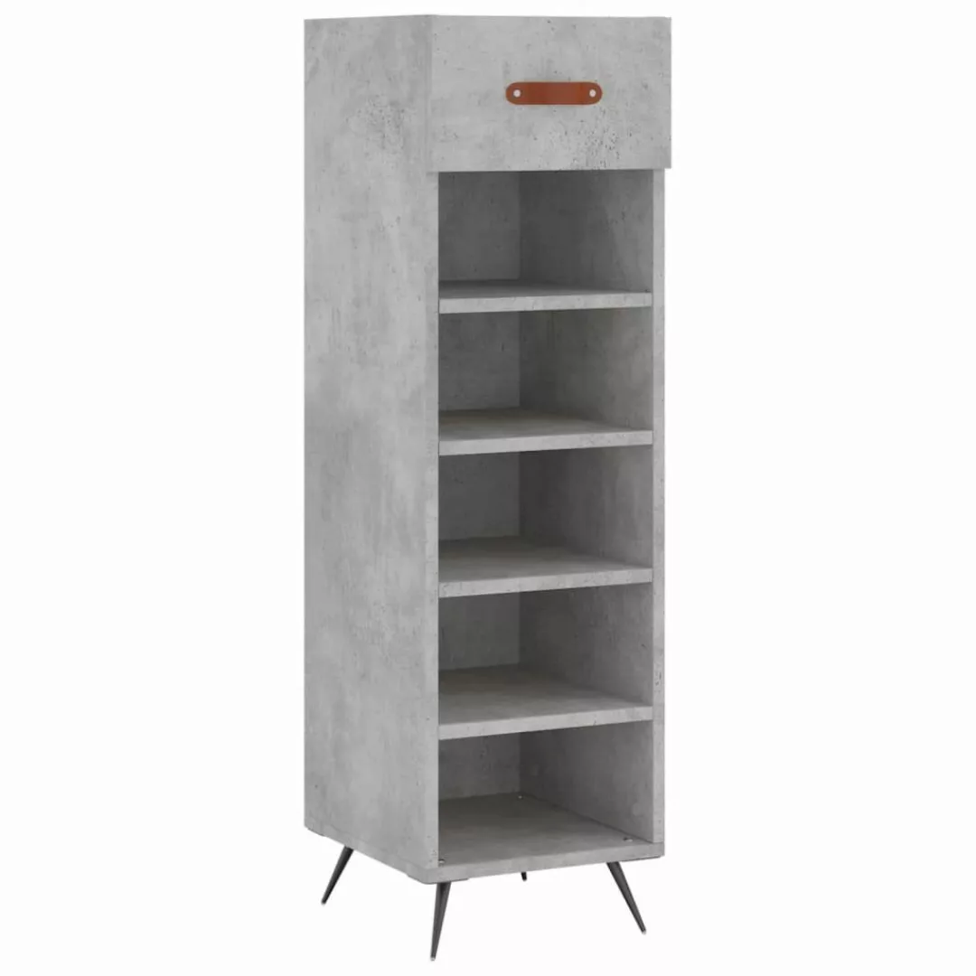 vidaXL Schuhschrank Schuhschrank Betongrau 30x35x105 cm günstig online kaufen