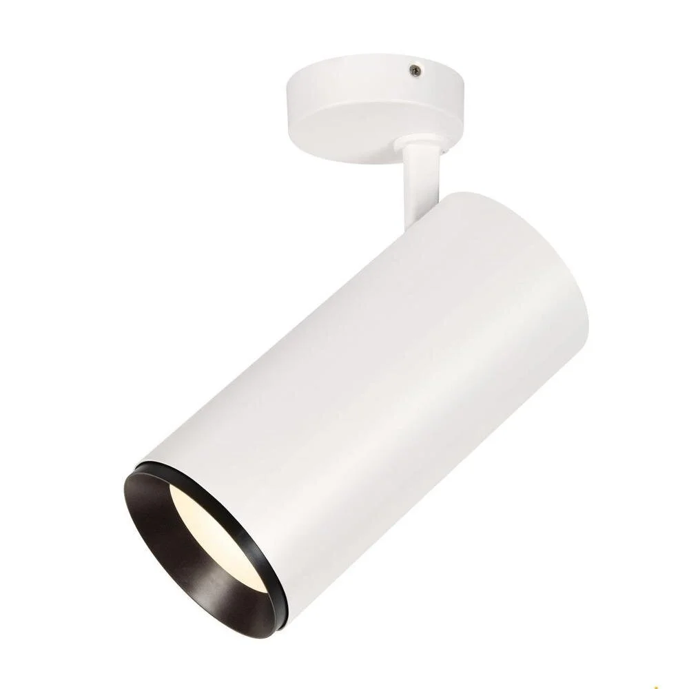 LED Wand- und Deckenspot Numinos in Weiß und Schwarz 36W 3800lm 4000K 24° D günstig online kaufen