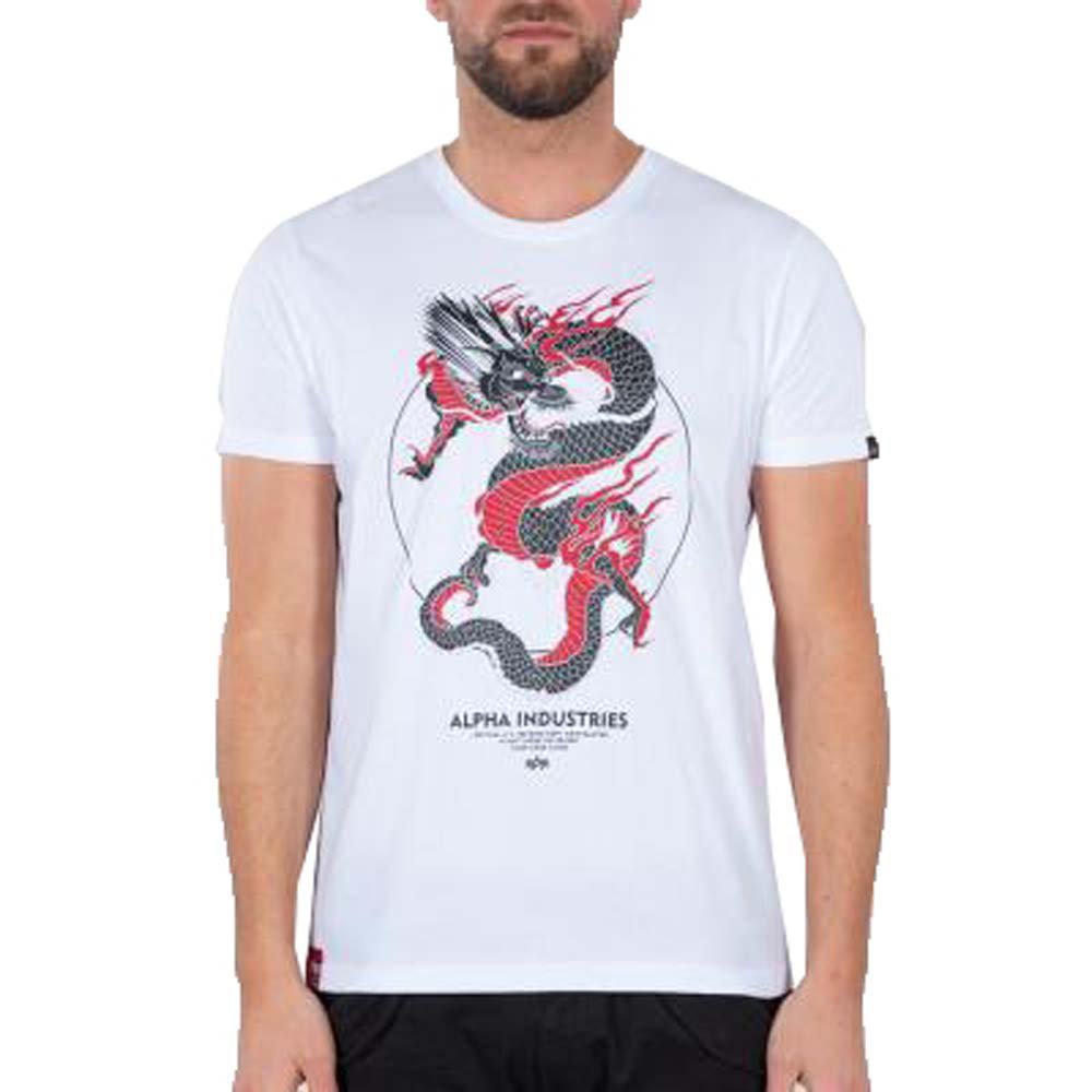 Alpha Industries Heritage Dragon T-shirt XL White günstig online kaufen