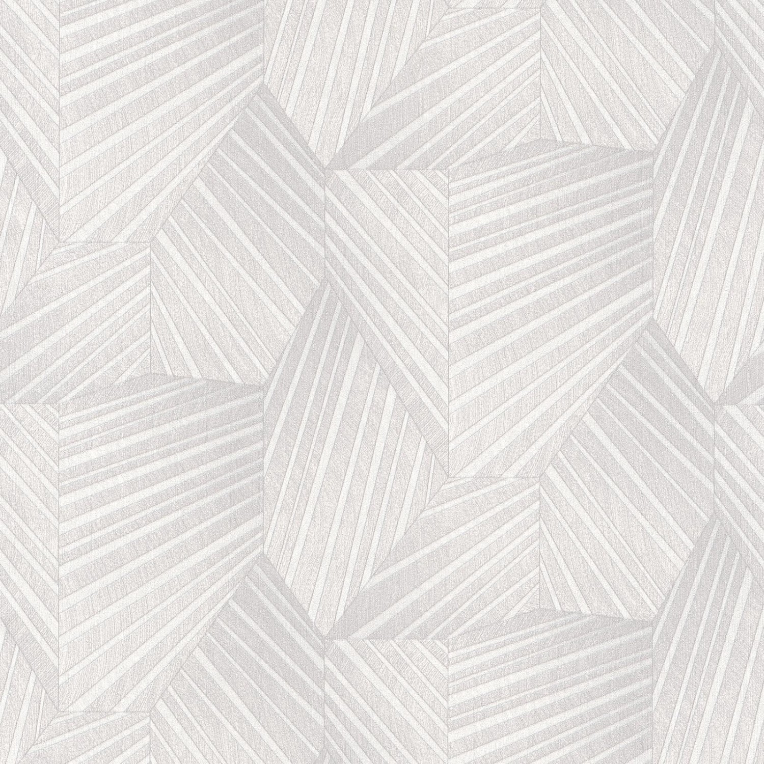 Bricoflor 3D Tapete Weiß Grau Moderne Vliestapete mit Grafik Muster Vlies M günstig online kaufen