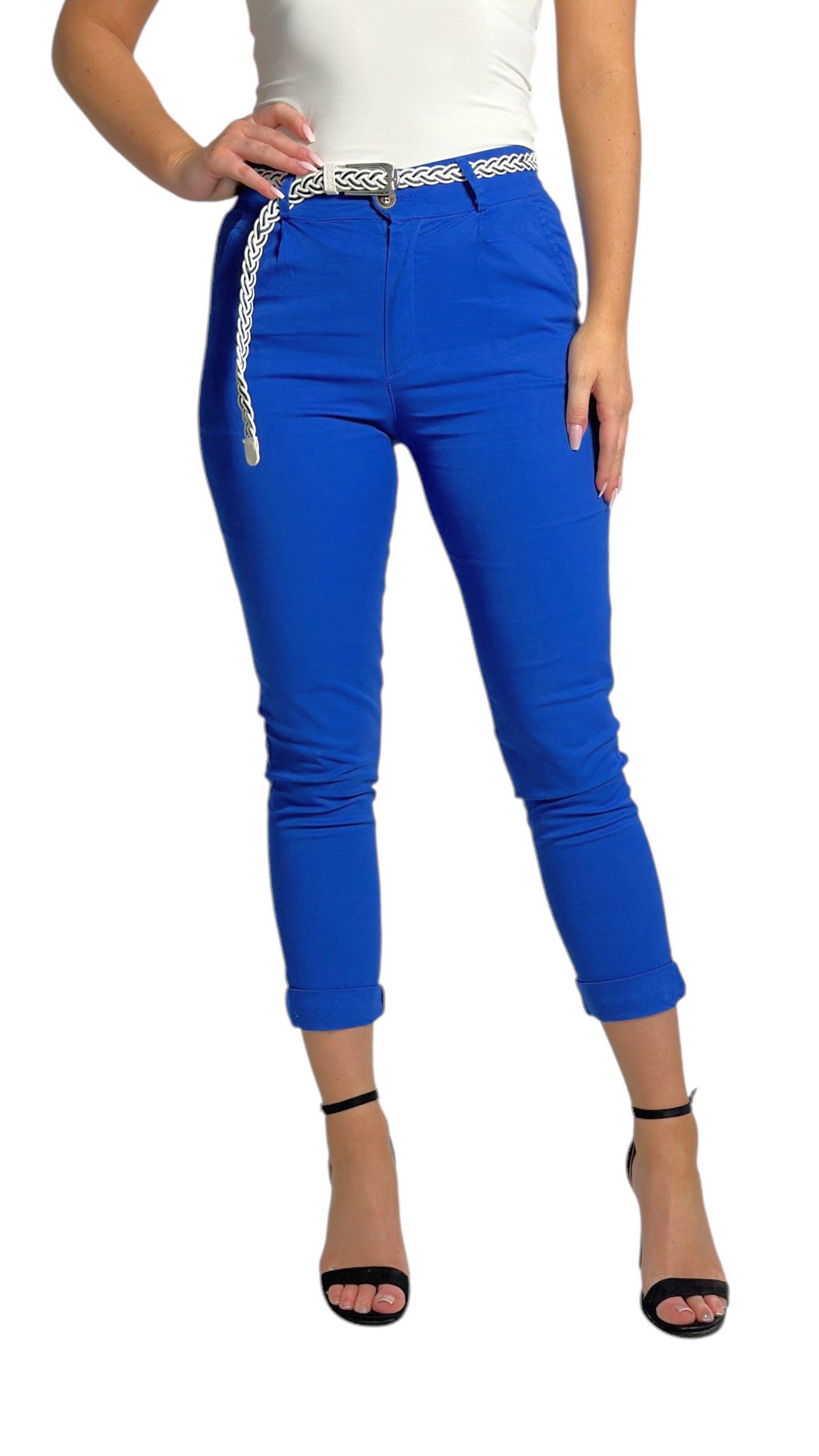 Mississhop Chinohose Damen Hose Baumwolle Hose günstig online kaufen