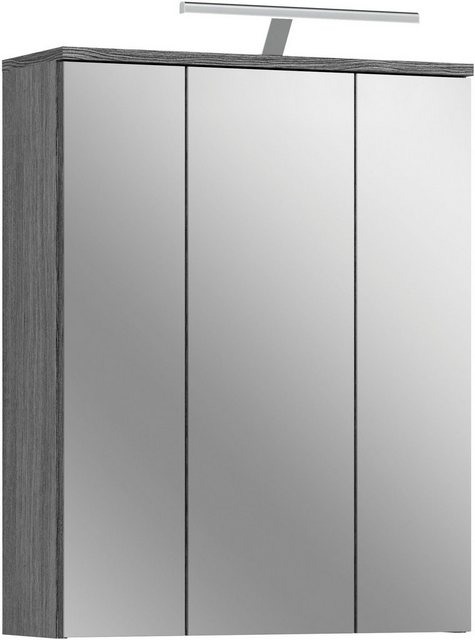 welltime Badezimmerspiegelschrank "Lucca, Breite 60cm, inkl. LED Beleuchtun günstig online kaufen