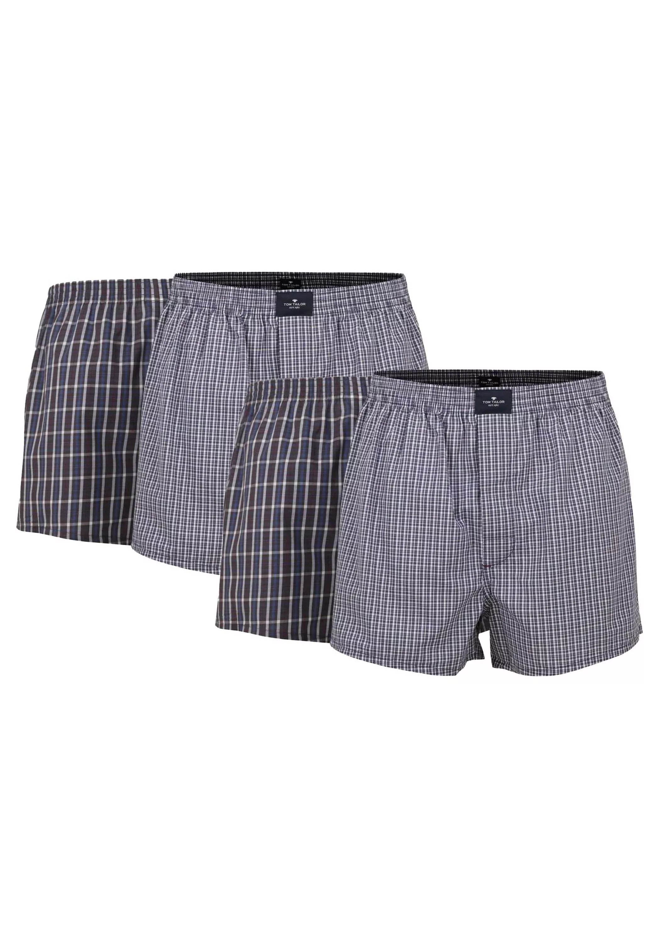 TOM TAILOR Boxershorts "Web-Boxershorts 4er Pack" günstig online kaufen