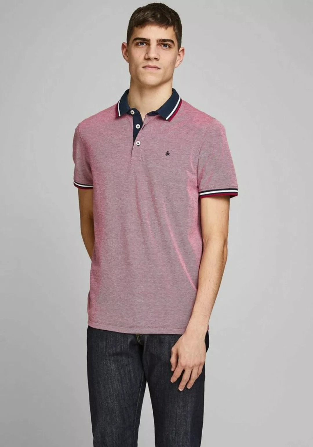 Jack & Jones Herren Poloshirt JJEPAULOS Slim Fit günstig online kaufen