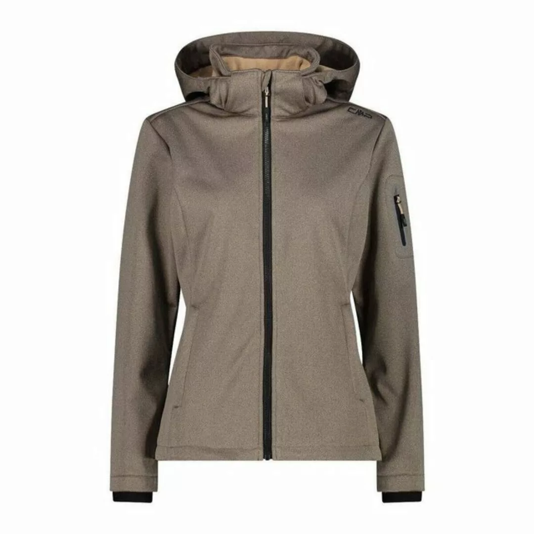 CMP Funktionsjacke WOMAN JACKET ZIP HOOD SESAMO MEL-NERO günstig online kaufen