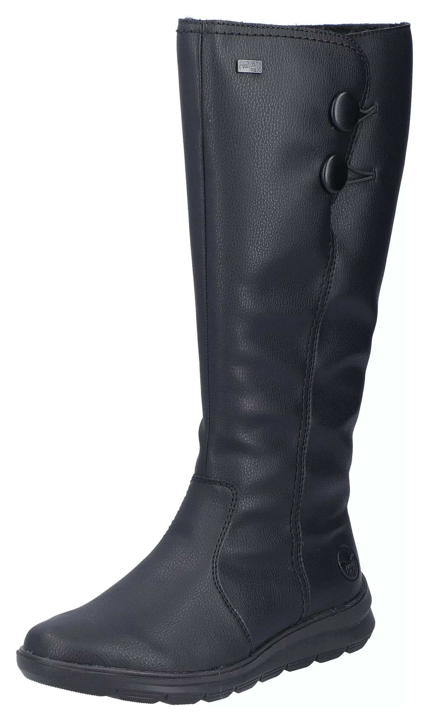 Rieker Winterstiefel, Langschaftstiefel, Keilabsatz, mit Warmfutter und Rei günstig online kaufen