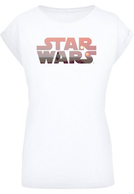 F4NT4STIC T-Shirt Star Wars Tatooine Logo Print günstig online kaufen